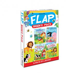 Flap Books Combo Pack- 4 Books : Children Interactive & Activity Book By Dreamland Publications-Age 2 to 5 years