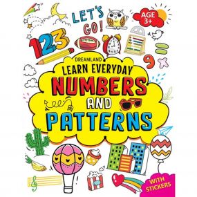 Learn Everyday Numbers and Patterns- Age  3+ : Children Interactive & Activity Book By Dreamland Publications-Age 2 to 5 years