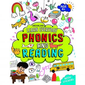 Learn Everyday Phonics and Reading- Age  4+ : Children Interactive & Activity Book By Dreamland Publications-Age 2 to 5 years
