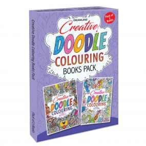 Creative Doodle Colouring Books - (2 Titles) : Children Drawing, Painting & Colouring Book By Dreamland Publications-Age Big kids( 12+ years)