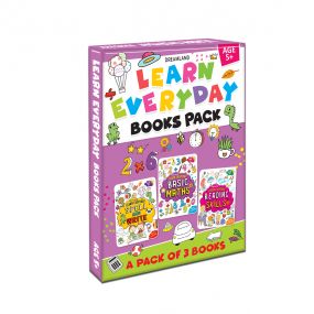 Learn Everyday 3 Books Pack for Children Age  5+ : Children Interactive & Activity Book By Dreamland Publications-Age 5 to 8 Years