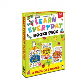 Learn Everyday 3 Books Pack for Children Age  6+ : Children Interactive & Activity Book By Dreamland Publications-Age 5 to 8 Years