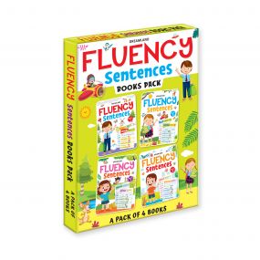 Fluency Sentences Books Pack- 4 Books : Children Early Learning Book By Dreamland Publications-Age 5 to 8 years