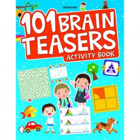 101 Brain Teasers Activity Book : Children Interactive & Activity Book By Dreamland Publications-Age 5 to 8 years