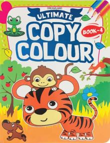 Ultimate Copy Colour Book 4 : Children Drawing, Painting & Colouring Book By Dreamland Publications-Age 2 to 5 years