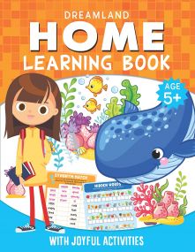 Home Learning Book With Joyful Activities - 5+ : Children Interactive & Activity Book By Dreamland Publications-Age 5 to 8 years