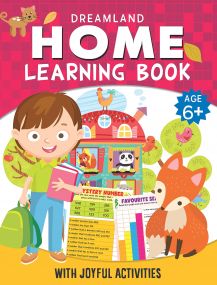 Home Learning Book With Joyful Activities - 6+ : Children Interactive & Activity Book By Dreamland Publications-Age 5 to 8 years
