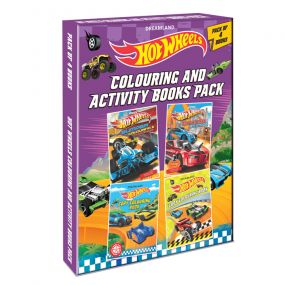Hot Wheels Colouring and Activity Boos Pack ( A Pack of 4 Books) : Children Drawing, Painting & Colouring Book By Dreamland Publications-Age 2 to 5 years