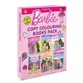 Barbie Copy Colouring Books Pack (A Pack of 6 Books) : Children Drawing, Painting & Colouring Book By Dreamland Publications-Age 2 to 5 years