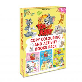 Tom and Jerry Copy Colouring and Activity Books Pack ( A Pack of 3 Books) : Children Drawing, Painting & Colouring Book By Dreamland Publications-Age 2 to 5 years