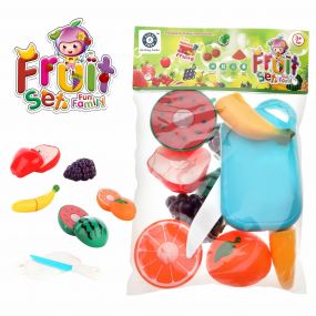 Aditi Toys Plastic Fruit Cutting Set For Kids Above 3 years, Fruit Cutting Set With Knife and Chopper Board for kids