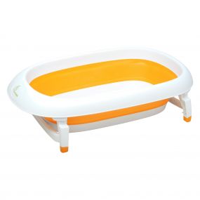 R for Rabbit Bubble Double Elite The Folding Baby Bath Tub - Orange