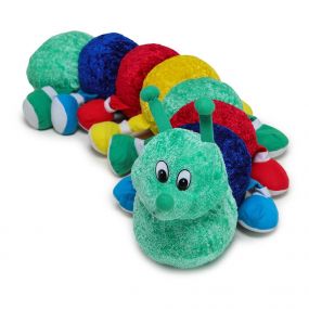 Webby Plush Caterpillar Soft Toy - 84 cm for Kids 2+ Years
