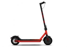 Limited Edition EMotorad RED Lil E Foldable Electric Kick Scooter I 7.5Ah Lithium Ion Battery 20 Kms Range I LCD Display I LED Head lamp I Thumb Throttle I 8.5" Tyre I IPX4 Water Resistance