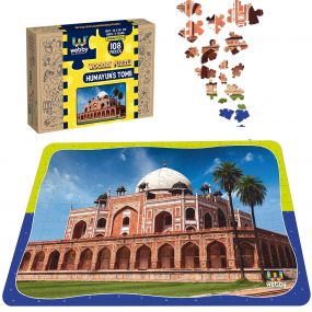 Webby Humayun's Tomb Wooden Jigsaw Puzzle, 108 Pieces for Kids 4 Years+