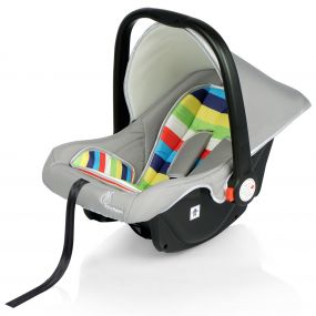 R for Rabbit Picaboo Infant Car Seat Cum Carry Cot Rainbow - Grey Multicolour