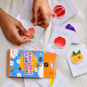 ILearnNGrow Baby's First Fruits Flash Cards for Age 1+ years