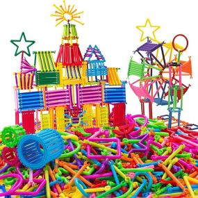 Toyshine Multicolored Educational Building Blocks Smart Sticks Set for Kids Baby