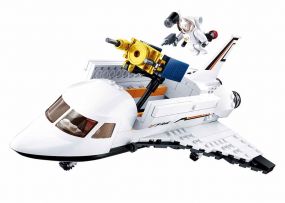 Sluban Space-Space Shuttle (231 Pieces) Building Blocks Kit for Boys and Girls Aged 6 Years Plus Creative Construction Set, Blocks Compatible with Other Leading Brands, BIS Certified