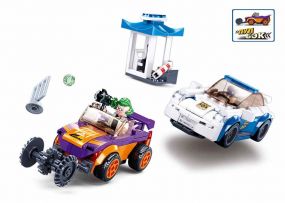 Sluban Police Manhunt on Highway -  Building Blocks Kit for Boys and Girls Aged 6 Years and Above Ideal for Birthday Gift Return Gift, Blocks Compatible with Other Leading Brands, BIS Certified.