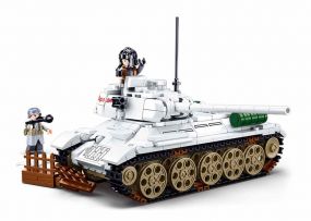 Sluban Army Medium Tank (518 Pieces) Building Blocks Kit for Boys Aged 6 Years and Above Creative Construction Set Educational STEM Toy Blocks Compatible with Other Leading Brands BIS Certified