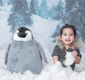 Webby Cute Penguin Soft Plush Toy, 60 cm for Kids 2+ Years