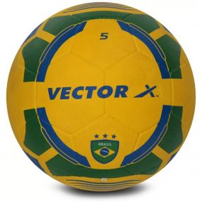 Vector X Brasil Rubber Moulded Football Size 5