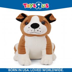 Animal Alley Huggable Lovable Soft Toy Raja Dog 25cm Brown