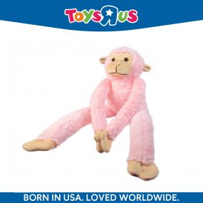 Animal Alley Huggable Lovable Soft Toy Hanging Long Monkey 55cm Pink