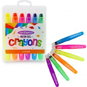Scoobies Neon Crayons | Glow-in-the-Dark Color for Kids 3+ Years