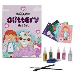 Scoobies Glittery Art Set (Boys) | Fantasy Theme | DIY Art & Craft Set for Kids 3+ Years