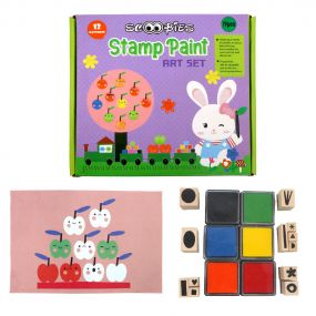 Scoobies Stamp Paint Art Set for Kids 3+ Years