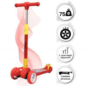 R for Rabbit Road Runner The Smart And Smooth Kids Scooter - Red