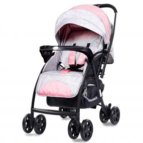 Rabbit Sugar Pop Ideal Baby Stroller & Pram - Pink Grey