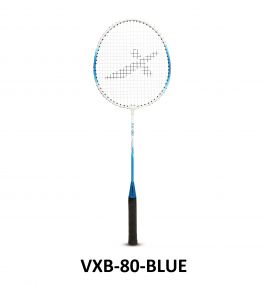 Vector X VXB-80 Aluminum Head Steel Shaft Light Weight Badminton Racquets (1 Pc Racquet, Blue)