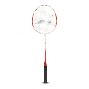Vector X VXB-80 Aluminum Head Steel Shaft Light Weight Badminton Racquets (1 Pc Racquet, Red)