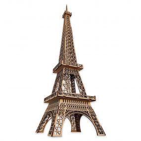 Webby 3D Wooden Craft Eiffel Tower Model Kit Puzzle Toy, 29 Pcs for Kids 5+ Years
