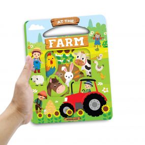 Dreamland Die Cut Window Board Book - At the Farm Picture Book for Children Educations Board Book for Kid Dreamland Die-Cut Shape Board Books