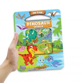 Dreamland Die Cut Window Board Book - In the Dinosaurs World for Kids Picture Book for Children Educations Board Book for Kid Dreamland Die-Cut Shape Board Books