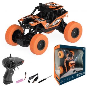 ELECTROBOTIC Remote Control Car Duzter 3.0 1:20 Scale | Off Road High Speed RC Car Toys for Kids | Rechargeable Battery | Powerful RC Truck Rock Crawler Car | 4 Wheels | Gift for Boys & Girls, Orange