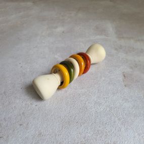 Gulab Tribe Handcrafted Wooden Mini Rattle