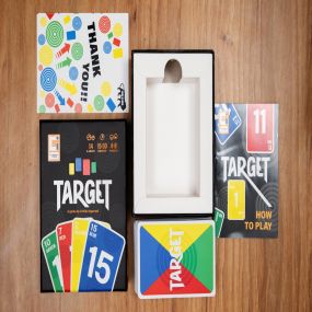 TARGET Game - Fast, Fun and Competitive Game of Estimation - Perfect for friends, Family Game for Adults & Kids Above 14+ Years with 75 Cards. A unique card Game