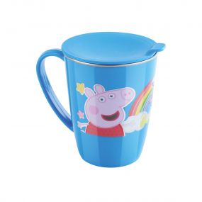 Joyo Disney Peppa Pig Stainless Steel Latte Mug With Lid Blue