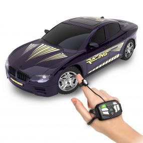 Mirana Watch Tracer C-Type USB Rechargeable Gesture Controlled Racing RC Car| High Speed Remote Control Car Toy | with Nitro Boost | Gift for Boys and Girls (Purple)