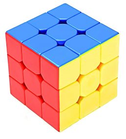 MUREN Brain IQ Storm Teaser 2.2x2.2 Inches Speed 3 Layers Cubic Square Shape Magic Puzzle Cube Toy for Kids & Adults- Multicolor