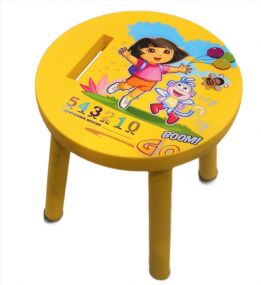 MUREN Kids Step Stool, Kindergarten Study Stools, Lightweight Footstools are Sturdy and Durable, Very Suitable for Use in The Kitchen, Bathroom and Bedroom-Multicolor