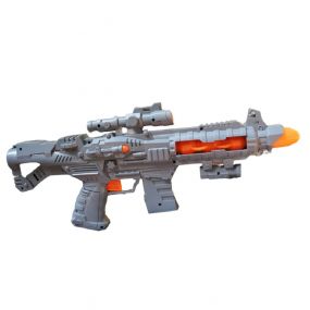 MUREN Light & Sound Effects Army Style Iron Dome Machine Gun Weapon Action Toy Guns for Kids 3+ Years Boy/Girl Pretend Play Toys