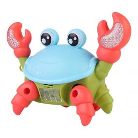 MUREN Crab Baby Musical Toy Crawling with Light and Sound Funny Wind-up Crabs Summer Toys for kids toddlers babies