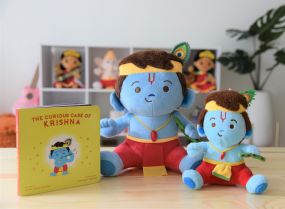 BABY KRISHNA COLLECTION - MANTRA SINGING PLUSH TOYS WITH BOOK