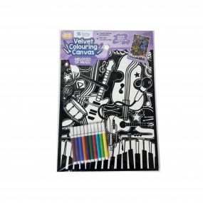 PEPPLAY VELVET COLOURING POSTERS - MELODIES OF MUSIC